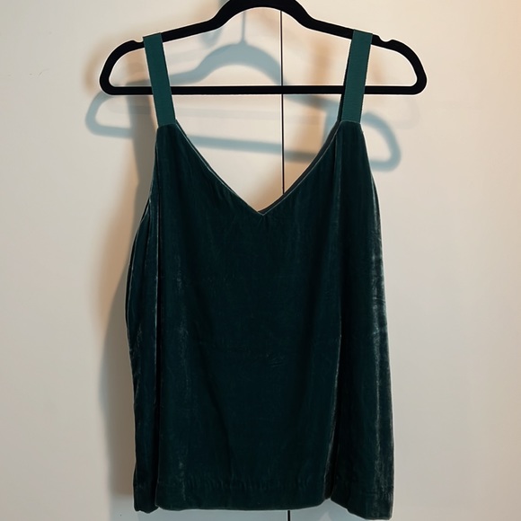 Green Velvet Shell - Picture 2 of 4